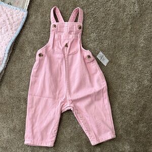 Pink Kids Overalls